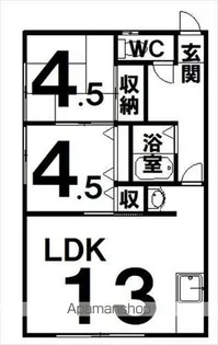 第一コーポ池田【2階】の間取り